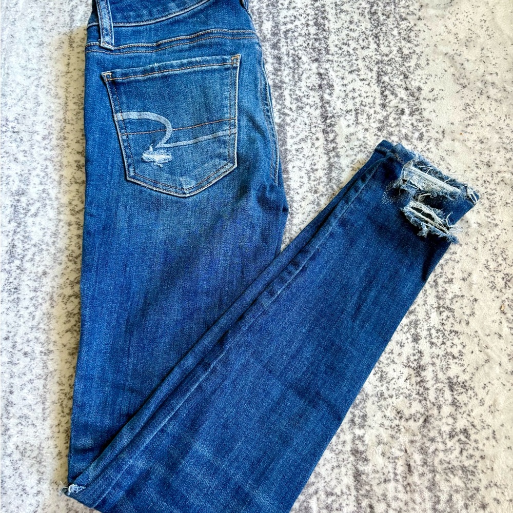 American Eagle Outfitters Indigo Denim Jeggings
